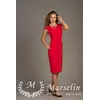 Женское элегантное облегающие платье S, Красный