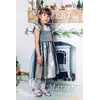 Детское платье люрекс 110-116, Белый