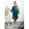 Детское очаровательное платье кружево для праздника 128-134, Зеленый