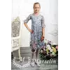Детское очаровательное платье кружево для праздника 116-122, Серый
