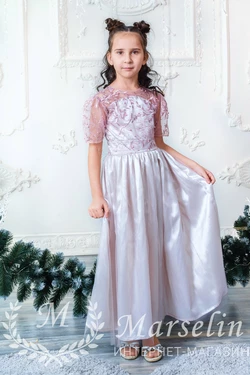 Нежное нарядное платье для девочки 110-116